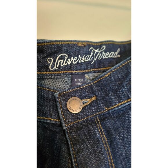 Univeral Thread Fray Hem Crop Wide Leg Jeans | Size 16 - Picture 3 of 3